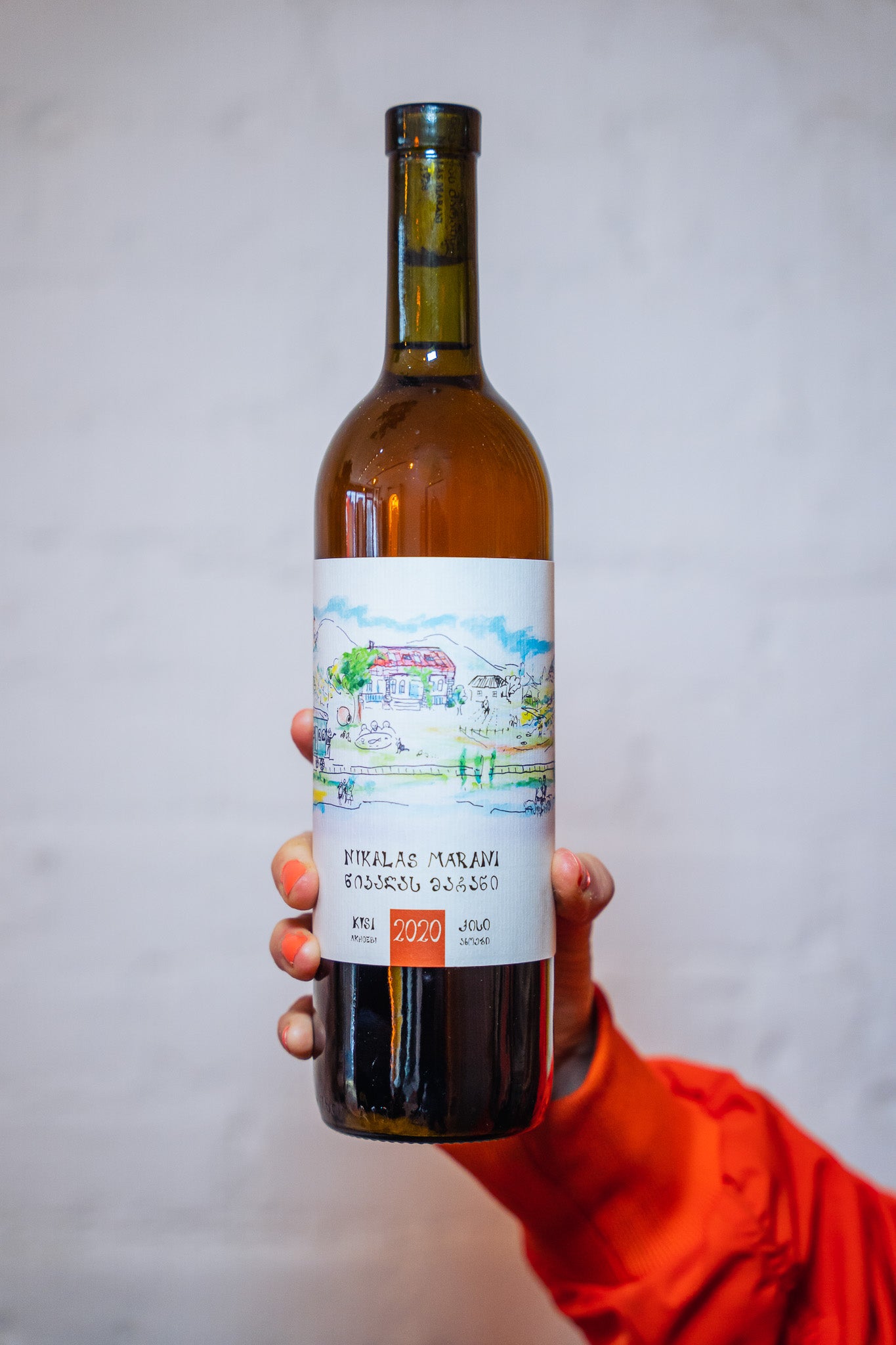 Bottle 2 Distinct Natural Orange Wines Orange Glou