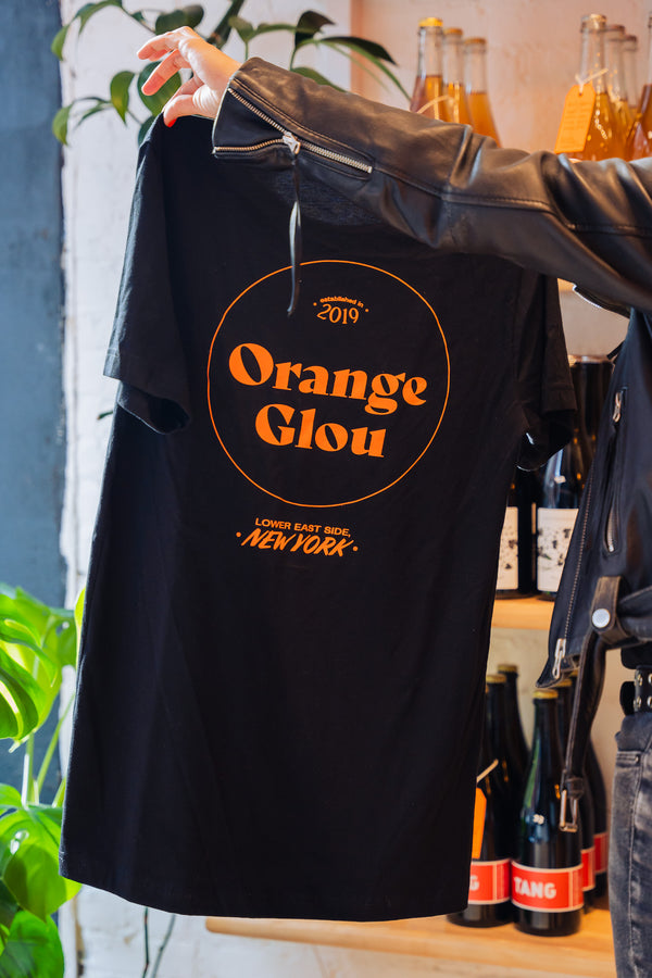 Orange Glou T Shirt in Black