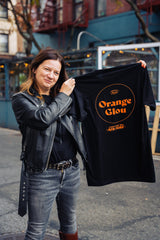 Orange Glou T Shirt in Black