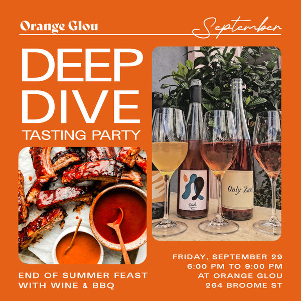 Deep Dive Pairings, End of Summer BBQ, Friday October 6th