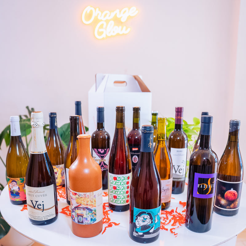 12 bottle subscription - Orange Glou | Orange Wine Subscription Club & Shop