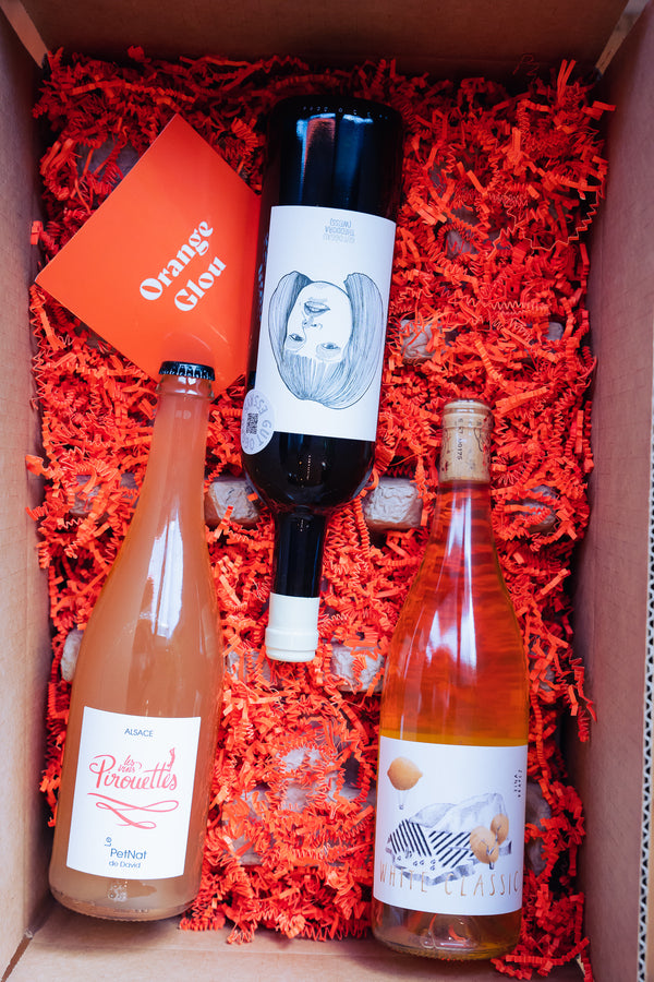 3 Month Gift Subscription - Orange Glou | Orange Wine Subscription Club & Shop